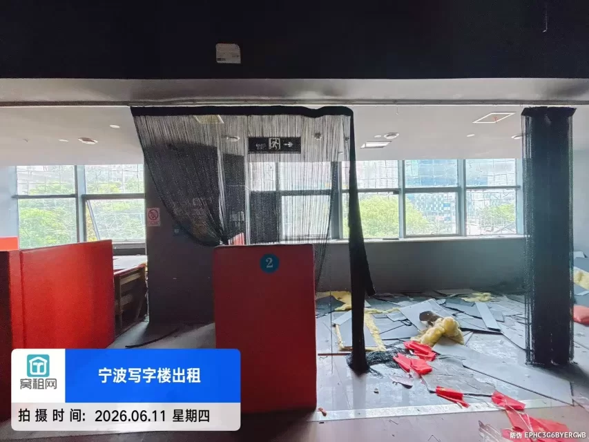 宁波鄞州联盛广场附近城市新贵酒店整层1187平米出租52万一年