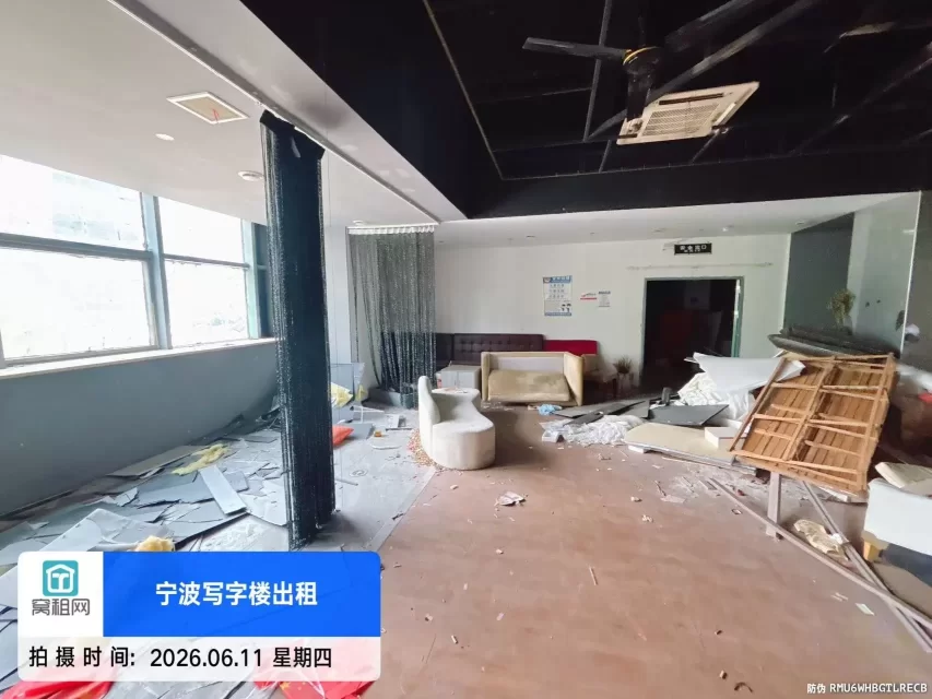 宁波鄞州联盛广场附近城市新贵酒店整层1187平米出租52万一年