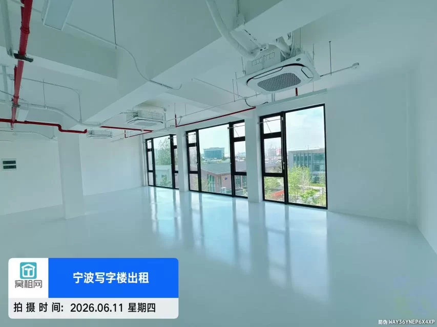 宁波大学创新港111平米办公室出租年租金48644元