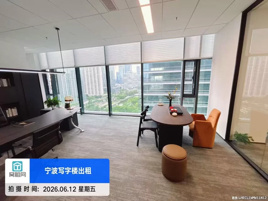东部新城恒创上品 327㎡精装办公室直租｜5 号线柳隘站地铁口
