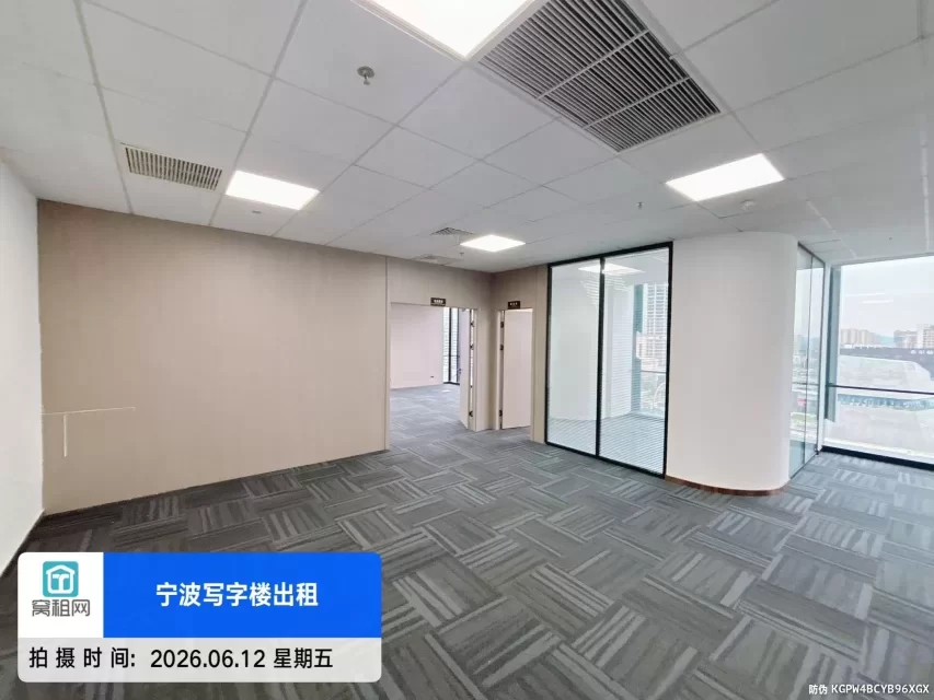 宁波研祥中心168.32平米精装修办公室出租单价3.83元/平米