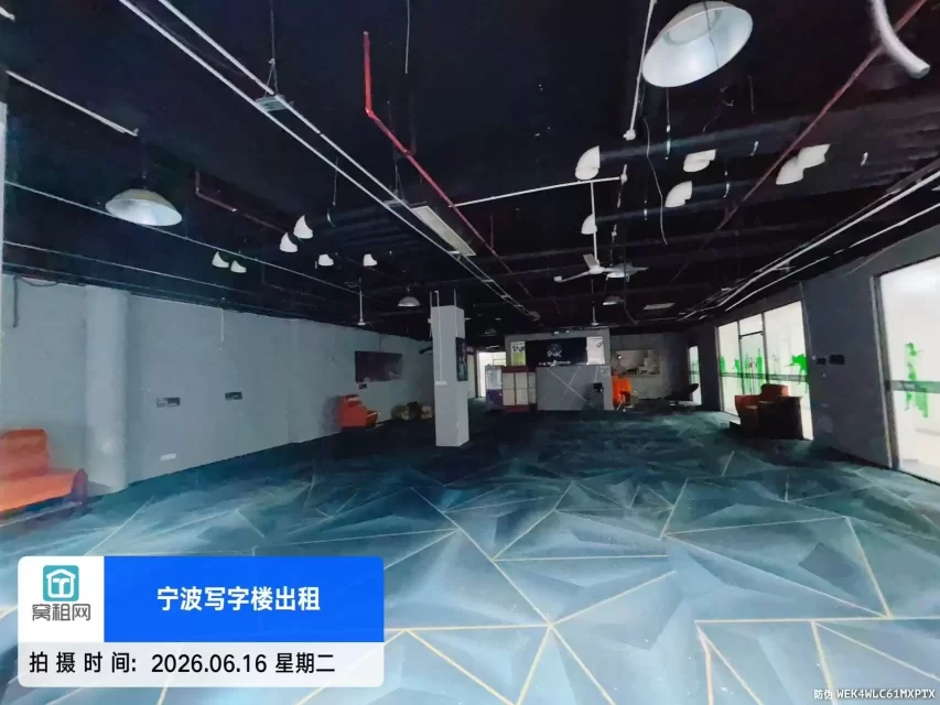 宁波江北洛克洛青创中心464平米原来台球室出租单价0.8元/平米/天