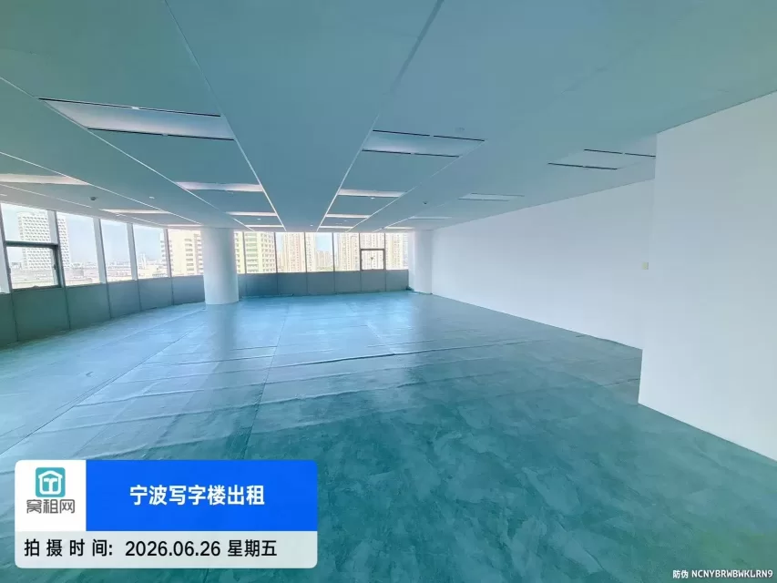 宁波5A甲级高端来福士220平米办公室精装修招租双地铁口