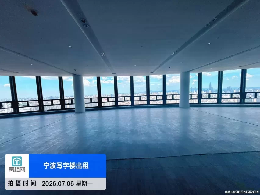 宁波玉米楼600平米整层出租，单价1.5元.平米.天