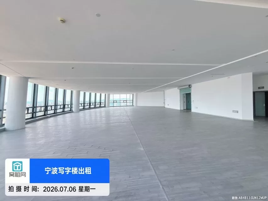 宁波玉米楼600平米整层出租，单价1.5元.平米.天