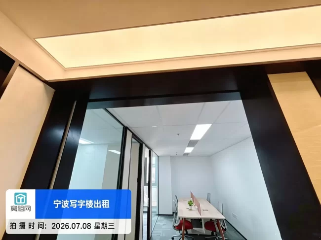 宁波上东国际大厦对面全新办公室云璟中心77平米4200元出租