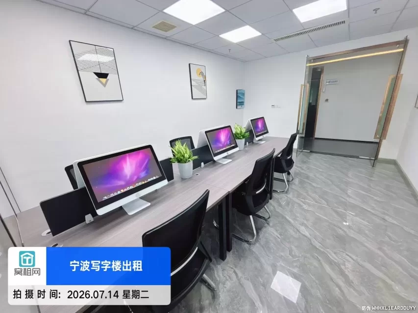 宁波高新区通途路边上轿辰大厦65平米2300元出租精装修