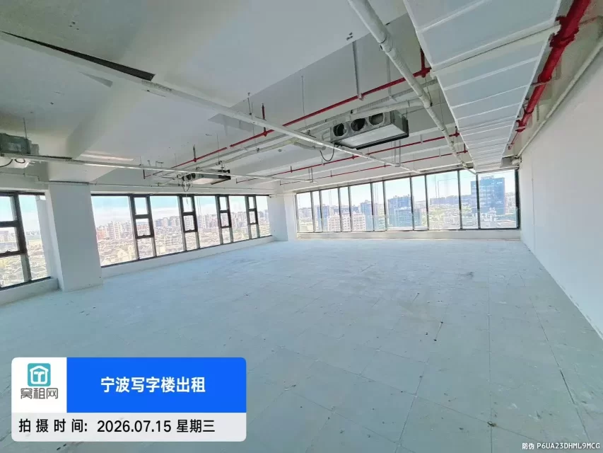 宁波江北地铁2号线和7号线外滩大桥站上江邑400平米精装修办公室租赁