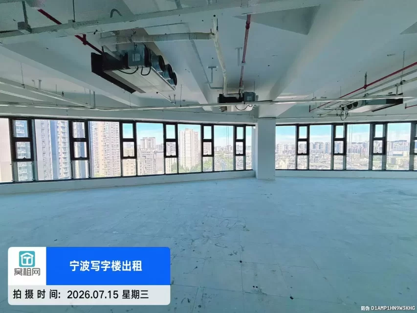 宁波江北地铁2号线和7号线外滩大桥站上江邑400平米精装修办公室租赁