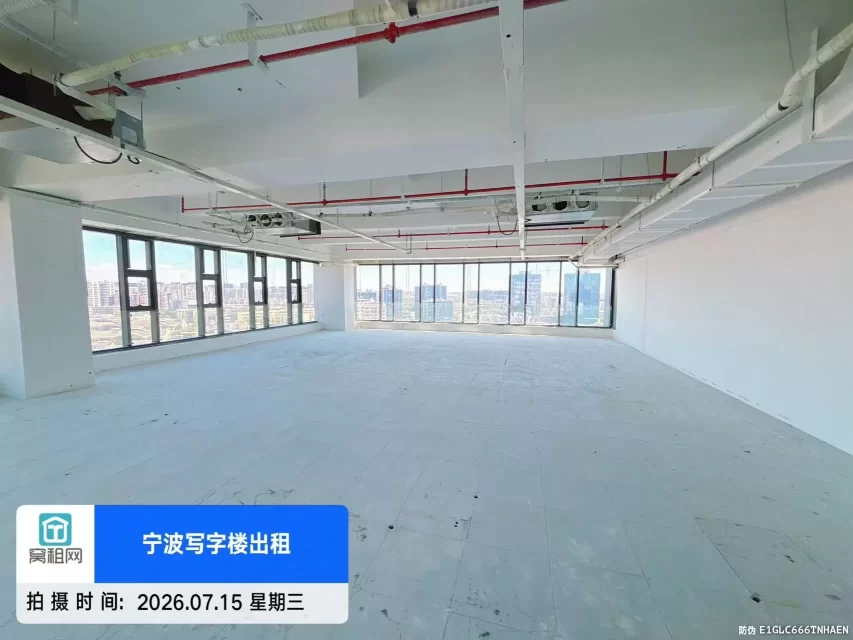 宁波江北地铁2号线和7号线外滩大桥站上江邑400平米精装修办公室租赁