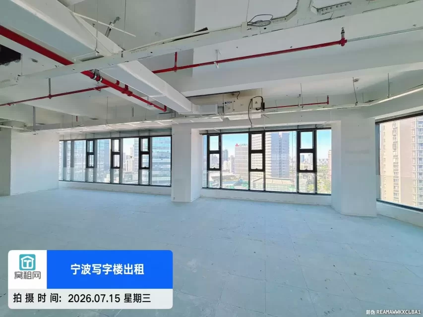 宁波江北地铁2号线和7号线外滩大桥站上江邑400平米精装修办公室租赁