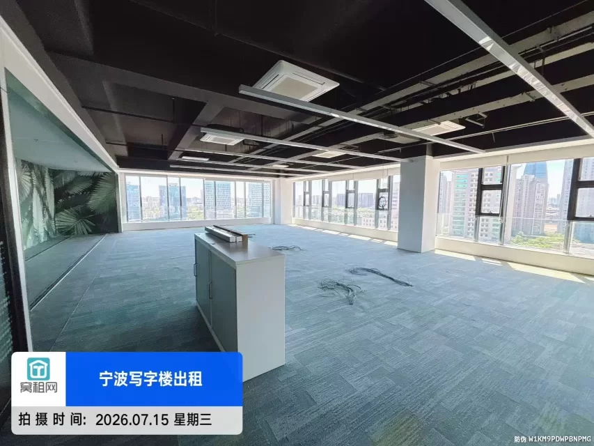 宁波上江邑高端写字楼600平米精装修办公室整层出租