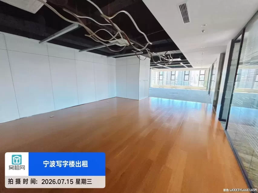 宁波上江邑高端写字楼600平米精装修办公室整层出租