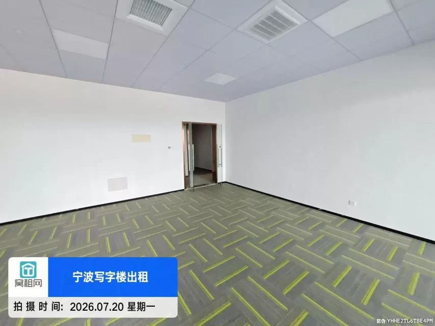 宁波绿地智创中心127.29平米精装修出租3485元朝南办公室