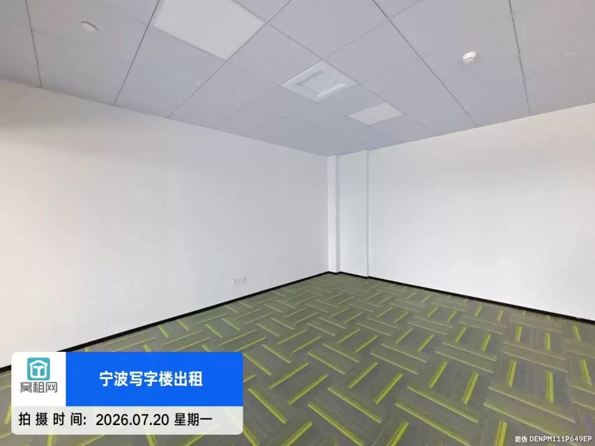 宁波绿地智创中心127.29平米精装修出租3485元朝南办公室