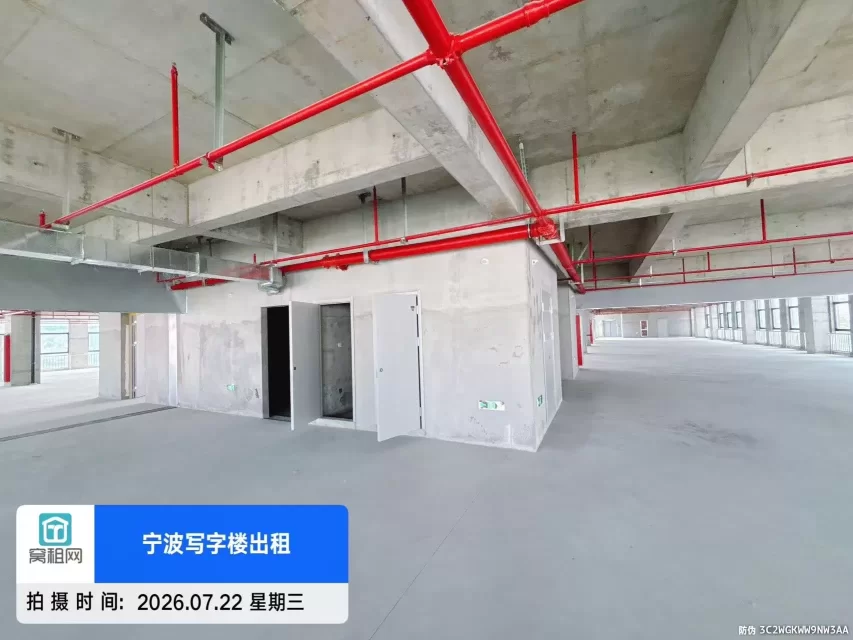 宁波古林崇和科技园厂房整层1500平米出租全新大楼