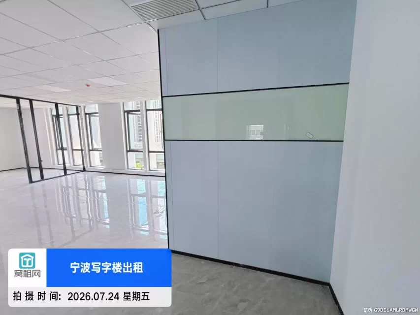 宁波江北区北环高架附近176平米精装修办公室出租6800元一个月