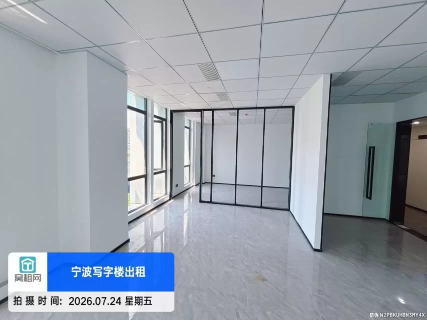 宁波江北区北环高架附近176平米精装修办公室出租6800元一个月