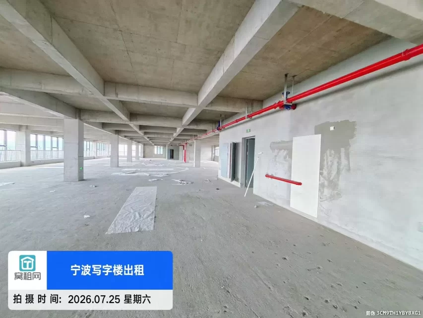 宁波集士港整层办公室毛坯出租单价8毛