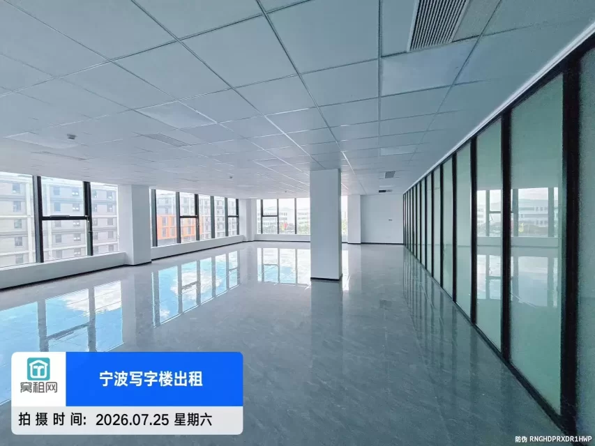 宁波集士港办公室240平米6200元精装修出租单价8毛