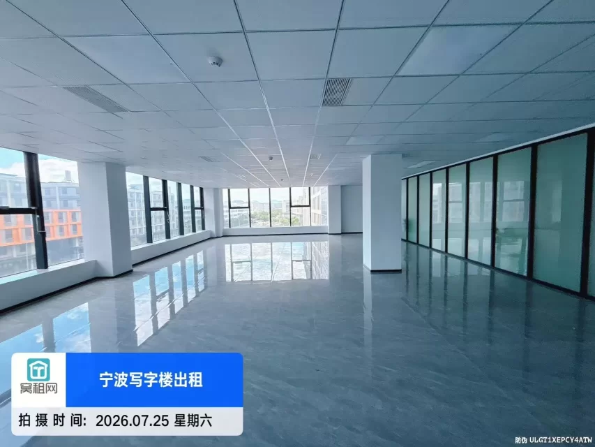 宁波集士港办公室240平米6200元精装修出租单价8毛