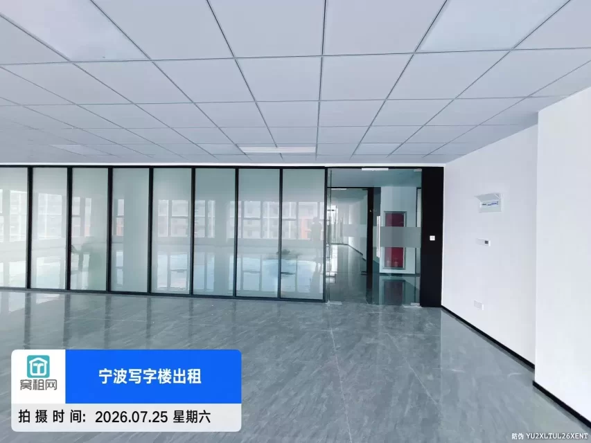 宁波集士港办公室240平米6200元精装修出租单价8毛