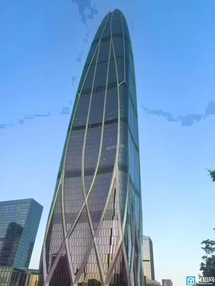 宁波中心主楼  房东直租 ​388平，租金报价2.88