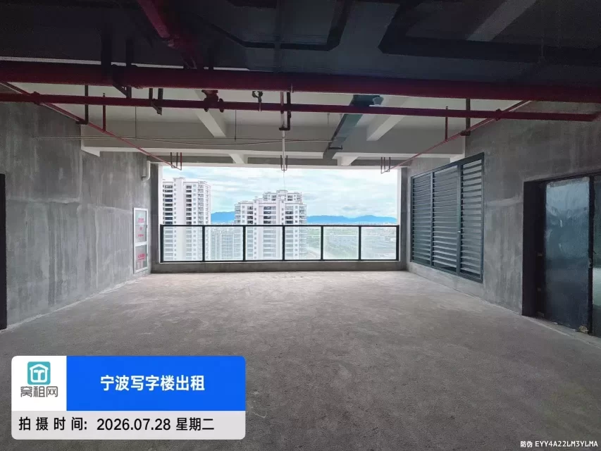 宁波3号线地铁口姜山站步行5分钟恒凯山河大厦单层1059平米招租