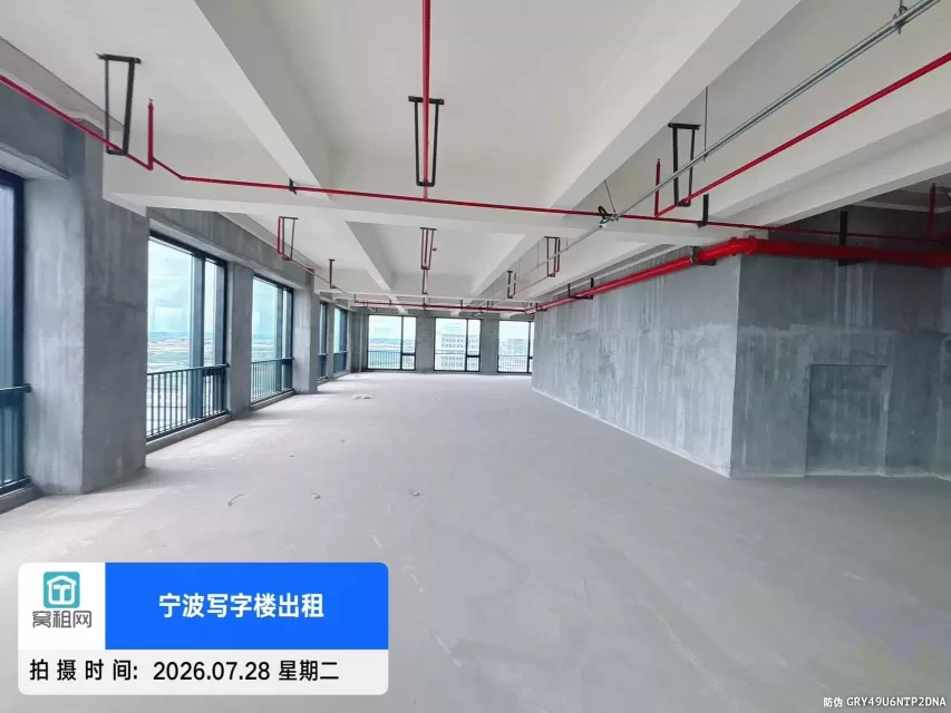 宁波3号线地铁口姜山站步行5分钟恒凯山河大厦单层1059平米招租