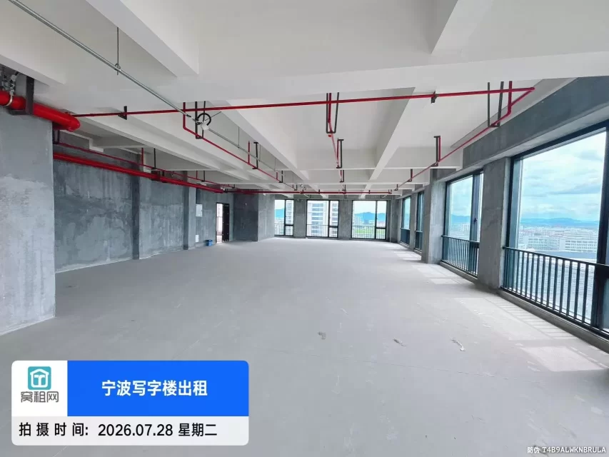 宁波3号线地铁口姜山站步行5分钟恒凯山河大厦单层1059平米招租