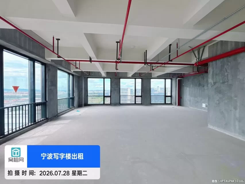 宁波3号线地铁口姜山站步行5分钟恒凯山河大厦单层1059平米招租