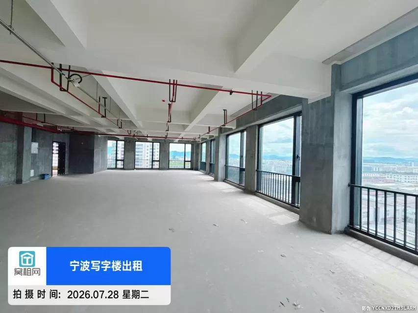 宁波3号线地铁口姜山站步行5分钟恒凯山河大厦单层1059平米招租