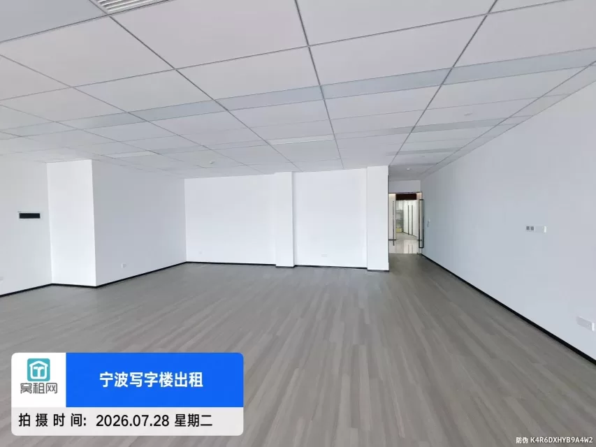 宁波3号线姜山站附近恒凯山河大厦175平米精装修写字楼出租7984元/月