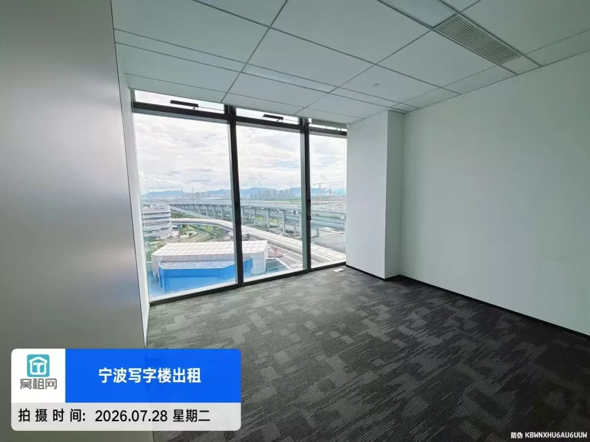 宁波方桥第一医院隔壁金茂大厦156平精装修办公室出租