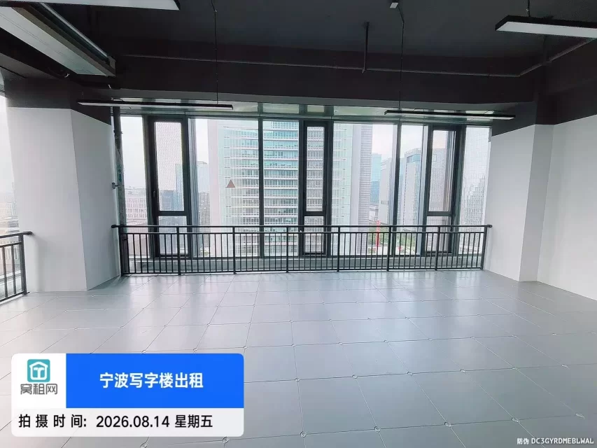 宁波得力中心210平米西北朝向办公室出租18万元1年租金