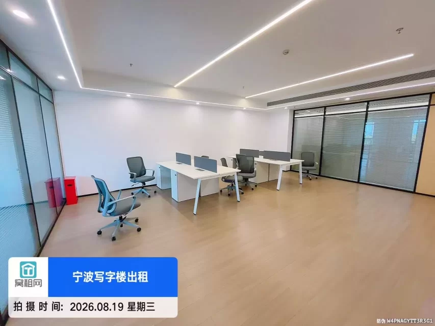 宁波北仑地铁6号线出来数字科创中心出租面积111.11平米单价0.8元