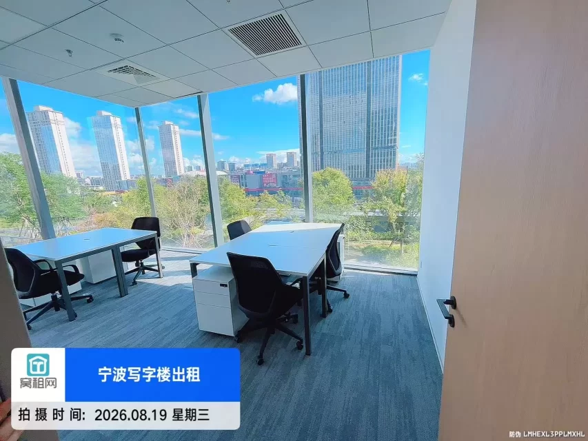 宁波鄞州世纪东方广场对面全新大厦80平米OPC社区出租4581.9