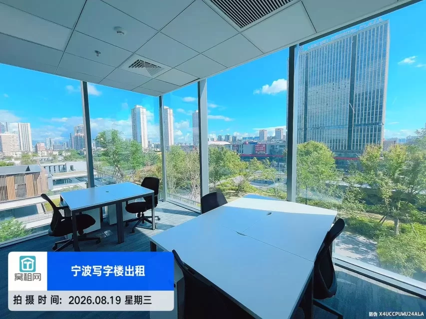 宁波鄞州世纪东方广场对面全新大厦80平米OPC社区出租4581.9
