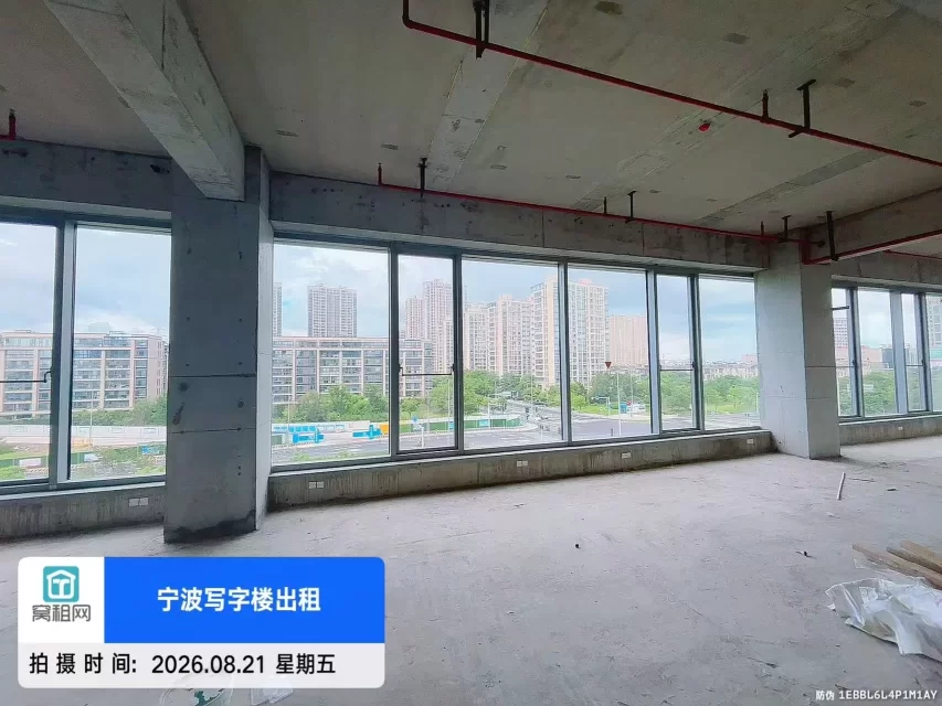 宁波锦乐大厦整层出租977.4平米白坯出租