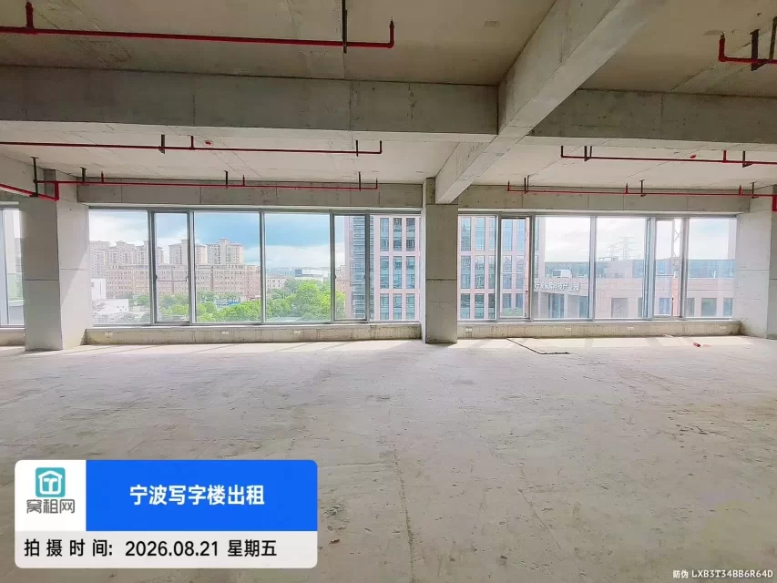 宁波锦乐大厦整层出租977.4平米白坯出租