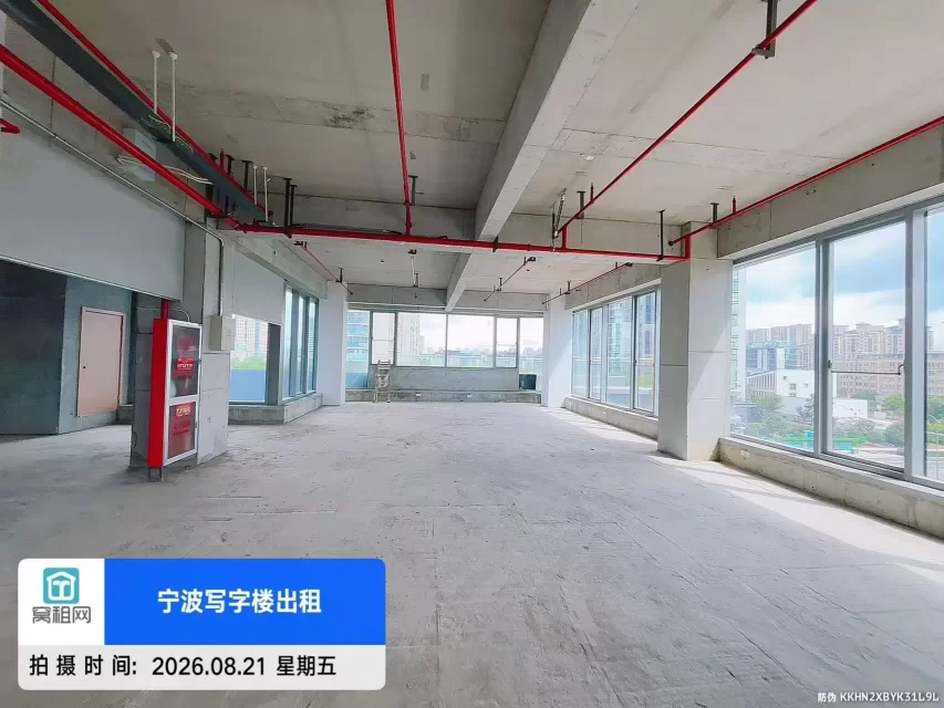 宁波锦乐大厦整层出租977.4平米白坯出租