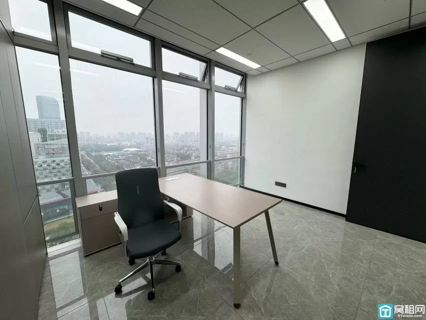 宁波中国铁建大厦 新出72平带全套家具来谈就租