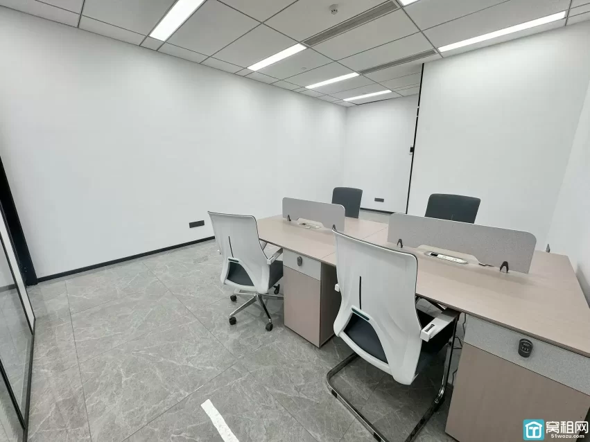 宁波中国铁建大厦 新出72平带全套家具来谈就租