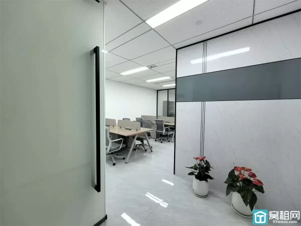 宁波研发园B1栋写字楼出租面积103平实拍朝东