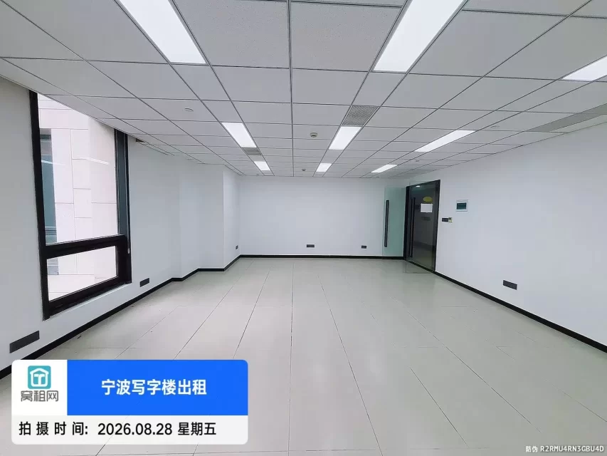 宁波鄞州区百丈路附近天润大厦110平米精装修办公室出租5300元