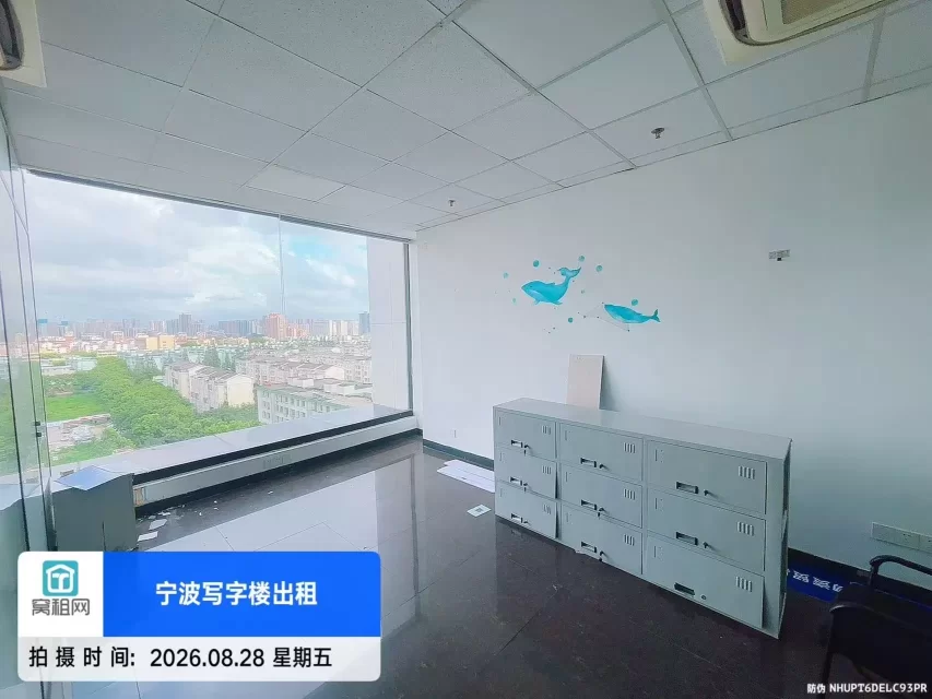 宁波天润商座大厦招租全新装修97平米精装修办公室朝东月租金4200元/月