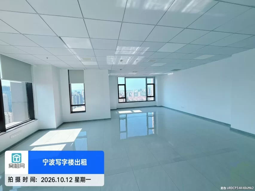 宁波鄞州区环宇城附近滨江商业广场169平米精装修采光好写字楼出租