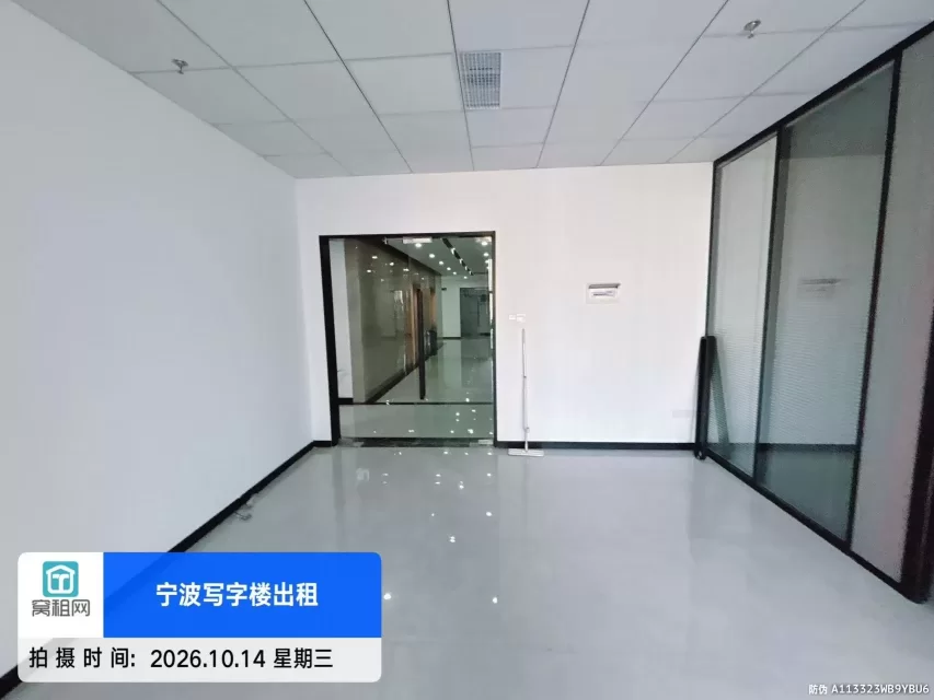 宁波鄞州区颐景园小区对面乐橙会98平米写字楼出租4800元/月