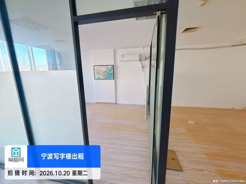 宁波嘉利广场对面明州商务大厦98平米办公室出租月租金3200元