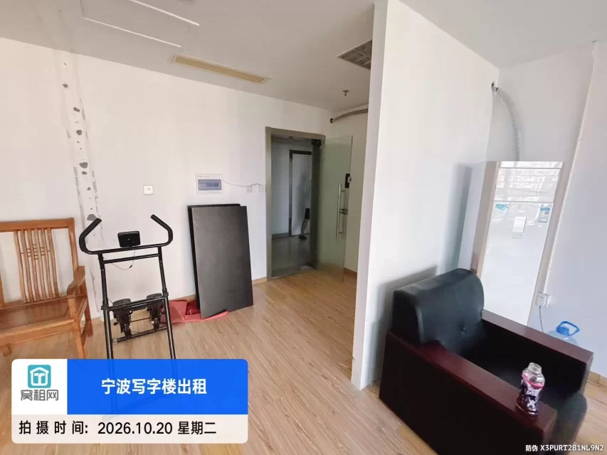 宁波嘉利广场对面明州商务大厦98平米办公室出租月租金3200元